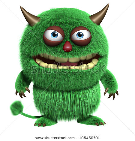cute furry troll - Troll Clipart