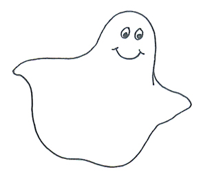 Cute ghost clipart 2