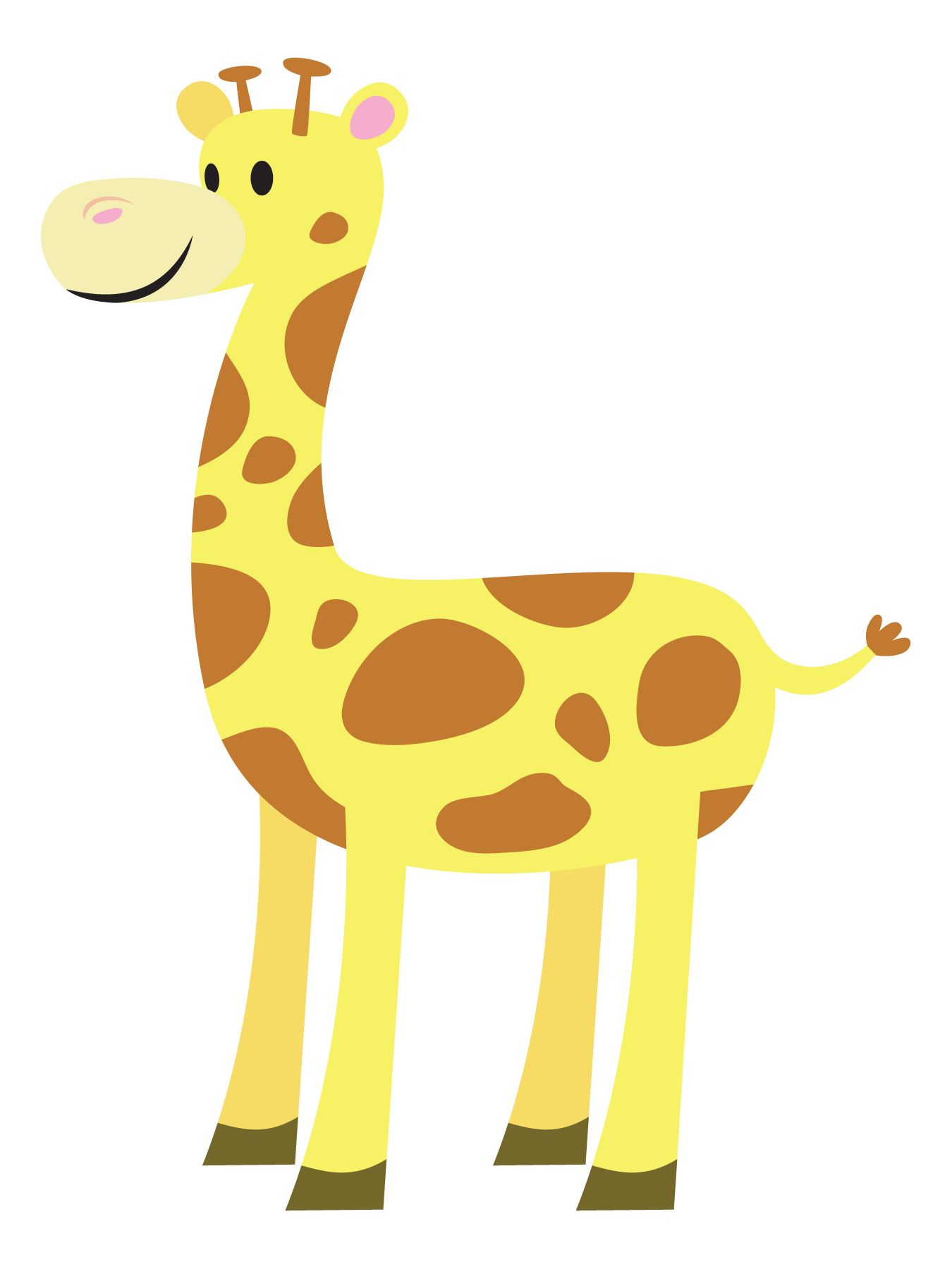 Cute Giraffe Clipart - Cute Giraffe Clipart
