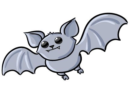 Cute Halloween Clip Art | Fre - Bat Clipart
