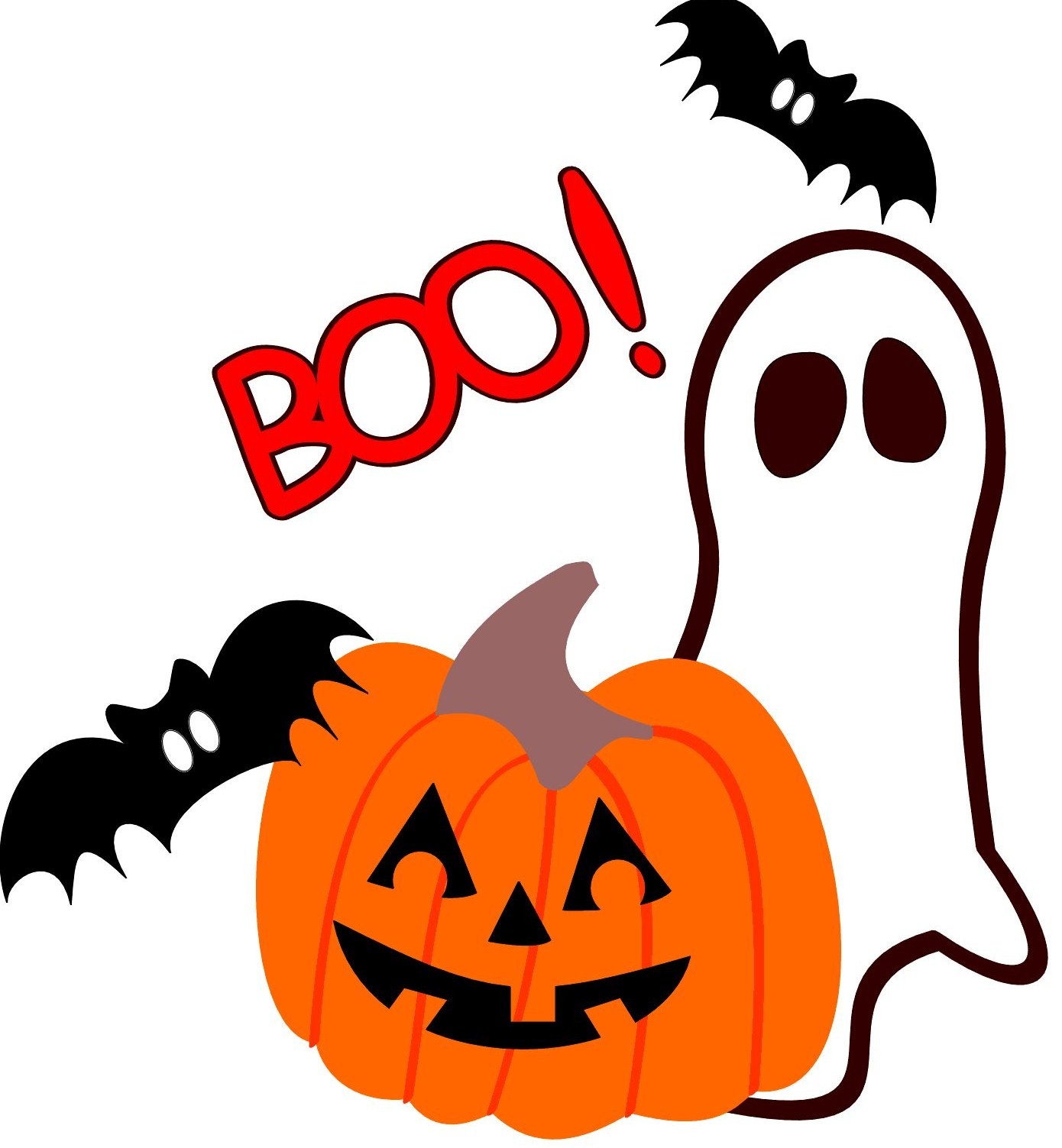 Cute Halloween Ghost Clip Art - Halloween Clips
