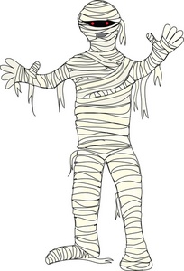 cute halloween mummy clip art