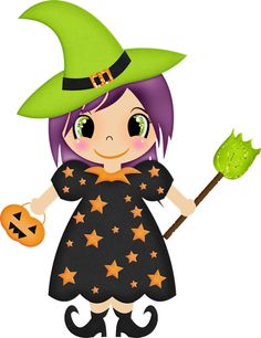Cute halloween witches clipar - Cute Witch Clipart