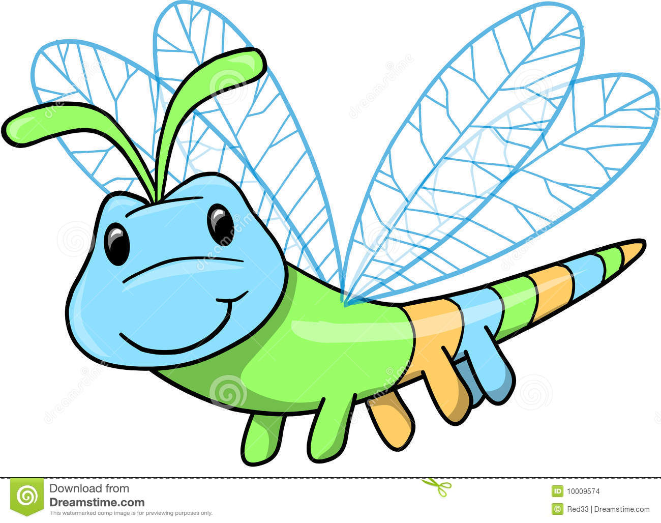 Cute Insect Vector .