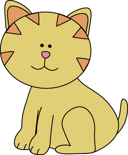 CLIPART KITTEN PLAYING WITH M