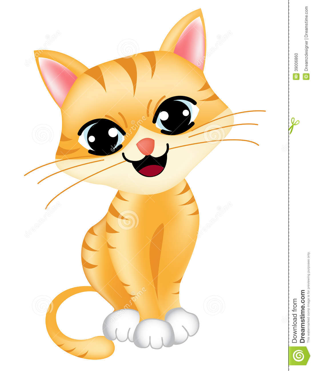Cute Kitten Clipart Cute Cat - Cute Cat Clip Art