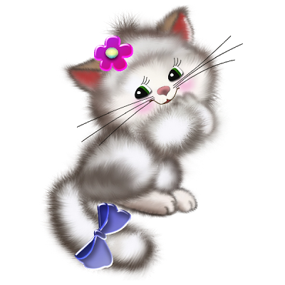 Cute Kitten Clipart Clipart P