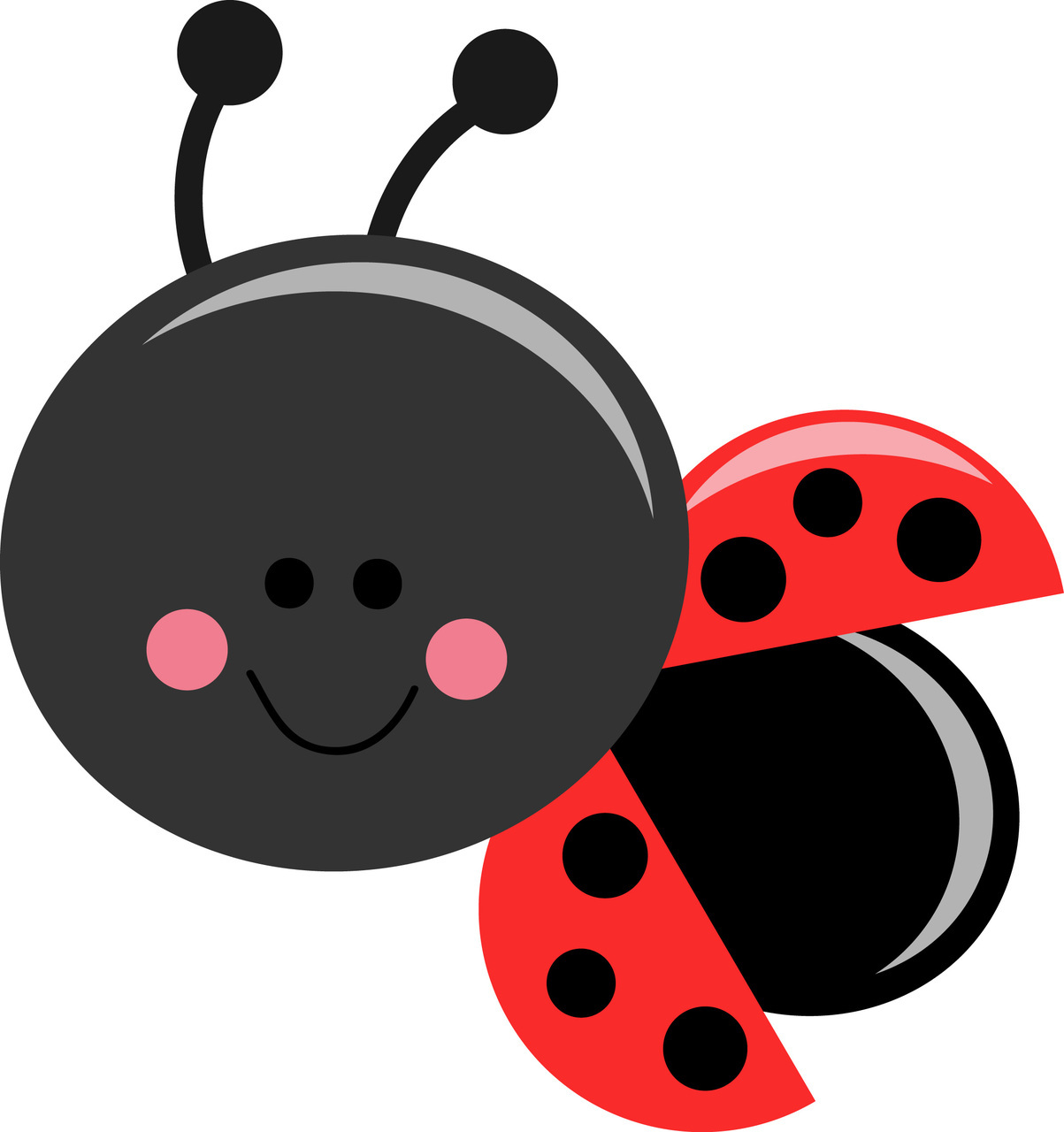Cute Ladybug Images Clipart B - Clipart Ladybug