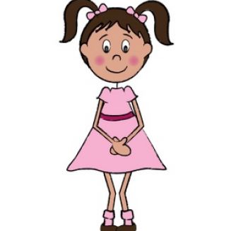 Cute Little Girl Clip Art .. - Clipart Little Girl