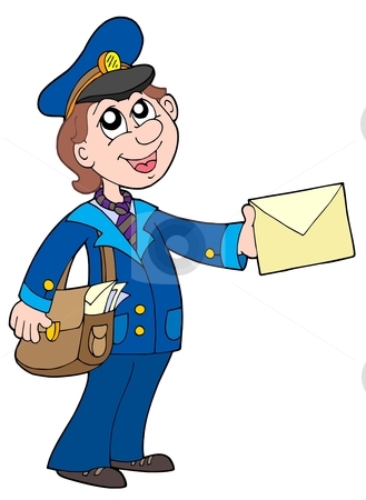 Cute mailman clipart - . - Mailman Clipart