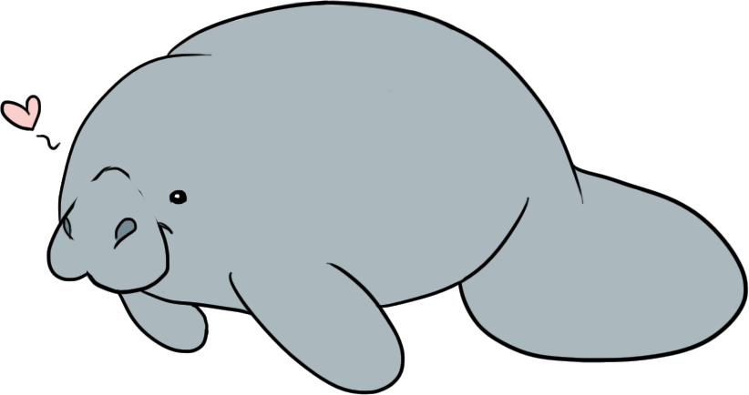 Manatee, Sea Cow clipart pict