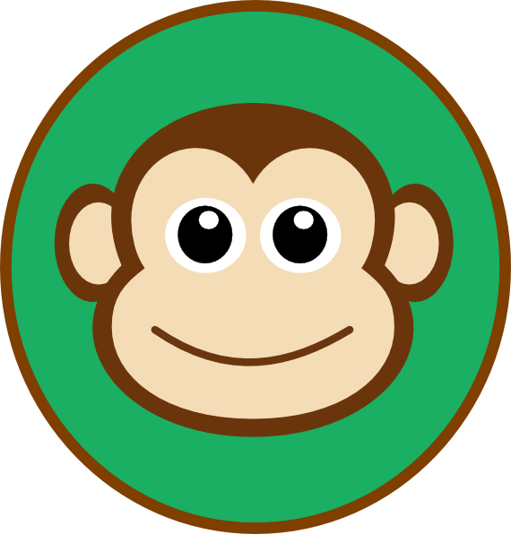 Cute Monkey Clip Art Clipart  - Monkey Face Clipart