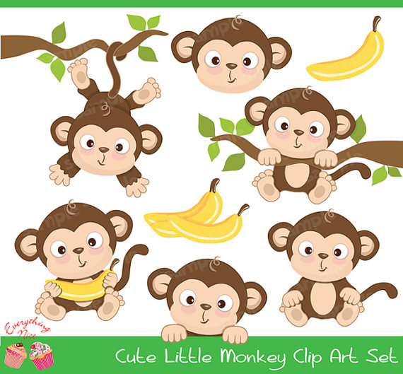 Cute Monkey Clip Art | Cute . - Cute Monkey Clip Art