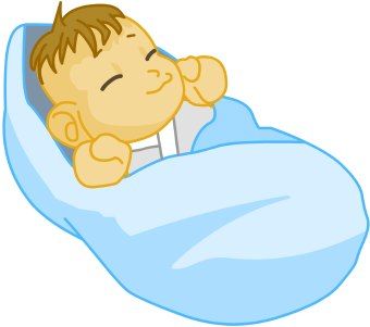 Newborn Baby Clipart Image. A