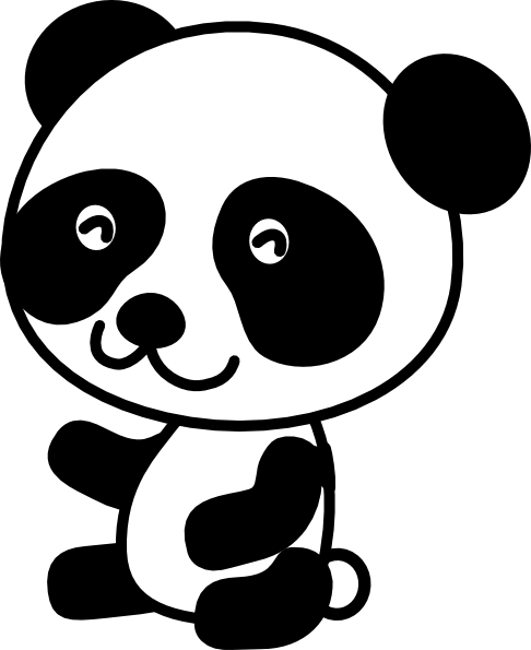 Cute Panda Clipart - Cute Panda Clipart