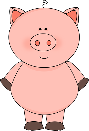 Cute Pig - Pigs Clip Art
