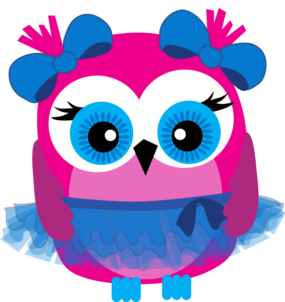 Cute Pink Owls Clip Art - Pink Owl Clip Art
