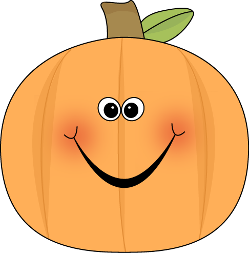 Cute Pumpkin Clip Art Image Cute Pumpkin With A Happy Face And Rosy