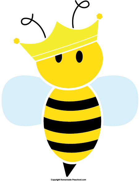 Cute Queen Bee Clipart