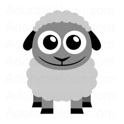 Cute sheep clipart from adora - Cute Sheep Clipart