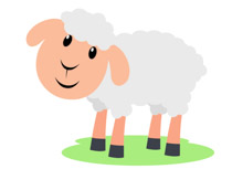Cute Sheep Clipart Size: 47 Kb