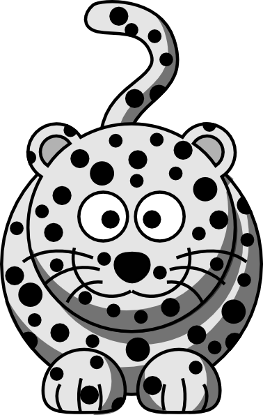 Cute Snow Leopard Clipart #1 - Snow Leopard Clipart