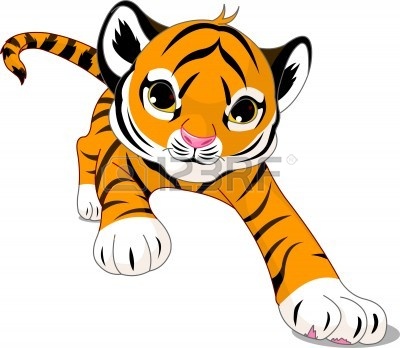 Cute Tiger Clip Art