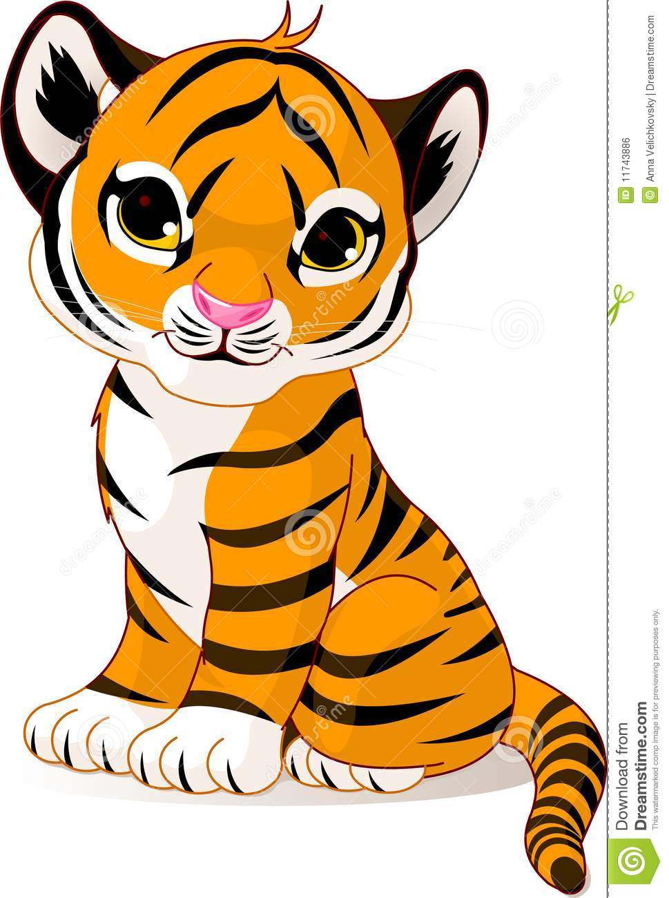 Cute Tiger Clipart Cute Tiger - Cute Tiger Clipart