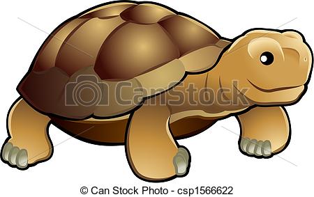 Cute tortoise vector illustra - Tortoise Clip Art
