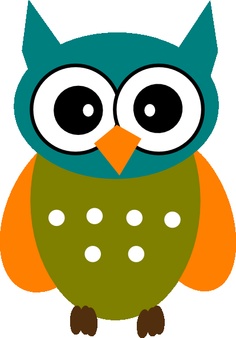 Cute Wise Owl Clipart .