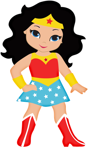 Cute Wonder Woman Clipart - Wonder Woman Clip Art