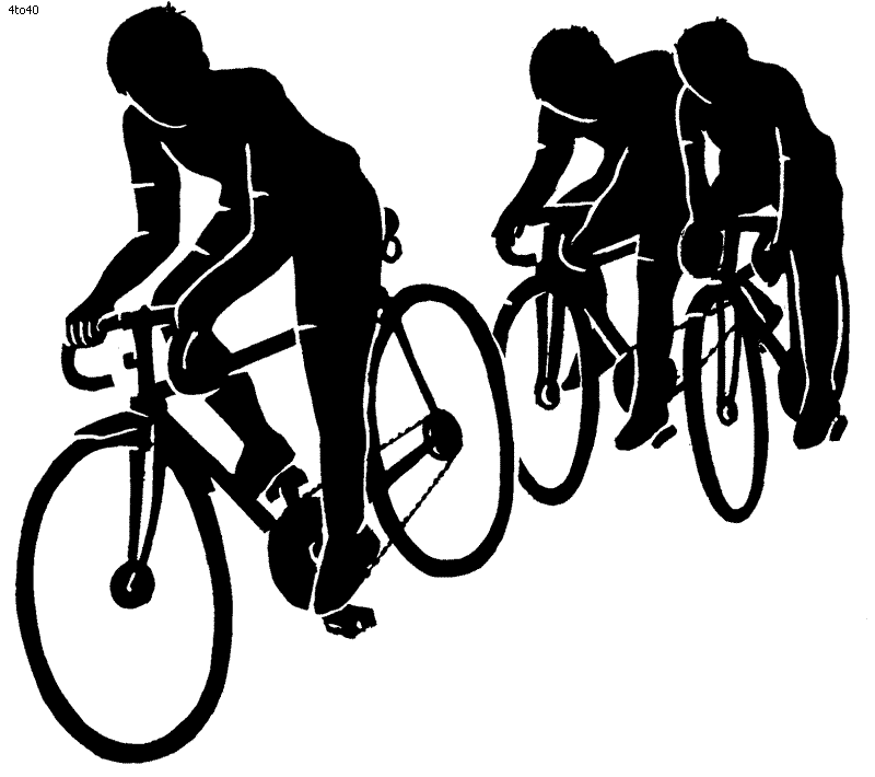 cyclist clipart - Cyclist Clipart