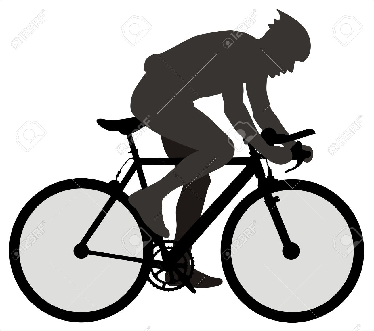 Cyclist Clipart - Cyclist Clipart