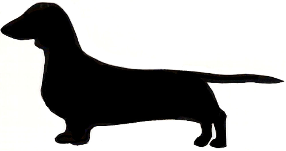 Vector black silhouette.