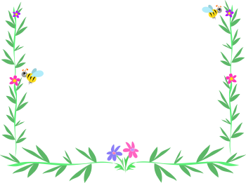 flowers border 02 vector