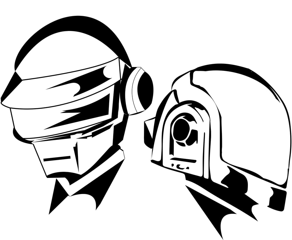 Helmet Daft Punk Vector