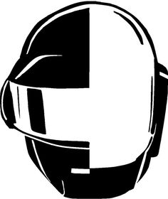Daft punk - pixel art helmet 