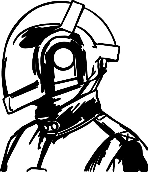Daft Punk Decal / Sticker 03 ^This white rectangle is NOT part of the decal