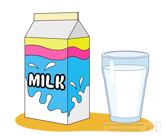 Dairy Clipart Cartoon Glass Of Milk Classroom Clipart