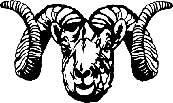 Dall Sheep Ram Clip Art At Cl - Ram Head Clip Art