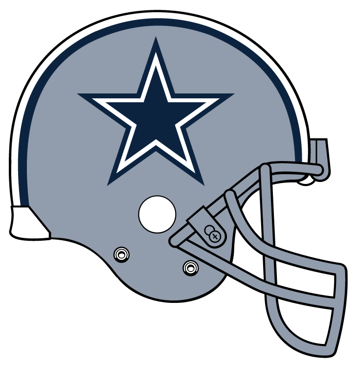 Dallas Cowboys Football Helmet Star SVG PNG JPG Files Clipart