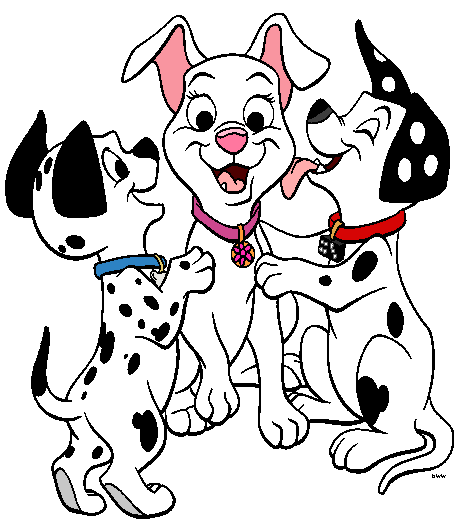 Dalmatian Puppies Clipart