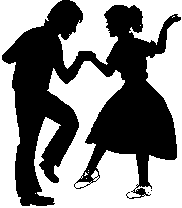 Clipart dance silhouettes - .