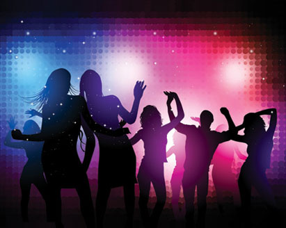 Dance Party Clip Art. Party People Vector