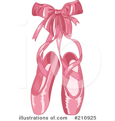 Dance Shoes Clip Art Royalty Free (RF) Ballet Slippers Clipart