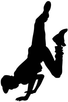 dance silhouette - Google Search. Sticker Danse Hip Hop 01