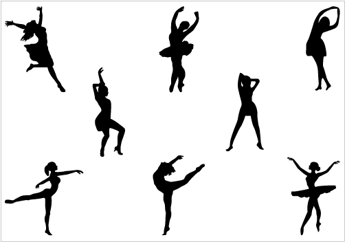 Dance Silhouette Vector - silhouettevector clipartall.com | Dance Silhouette Vector | Pinterest | Ballet, Clip art and Pictures