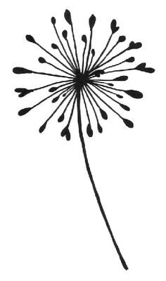 dandelion silhouette clip art - Google Search