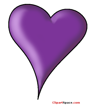 Purple Grunge Heart
