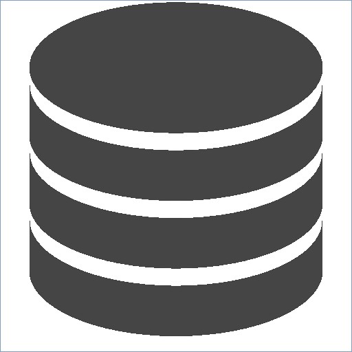 Metal cylindrical database or